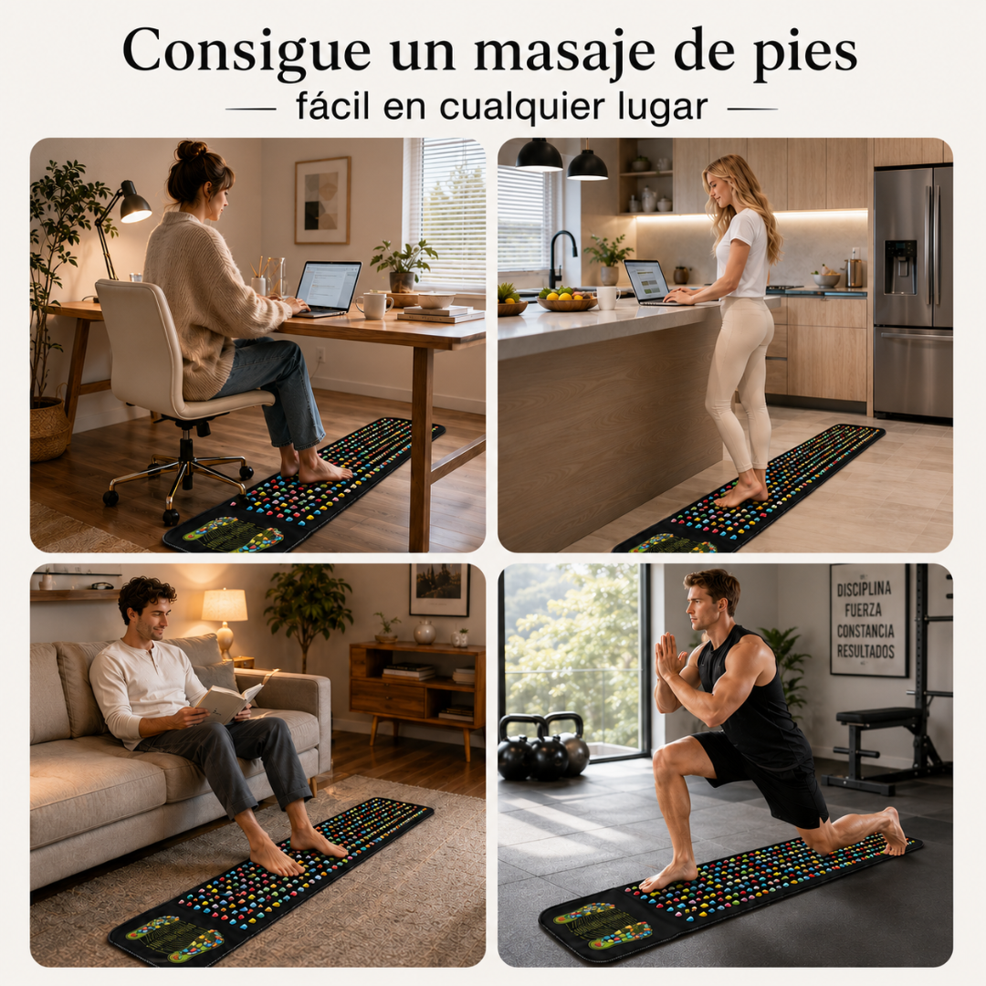 Esterilla revitalizante de acupresión para pies