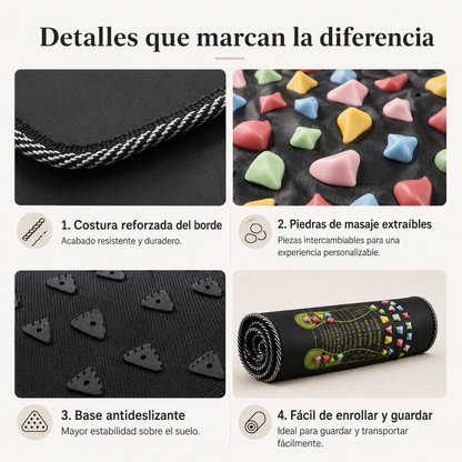 Esterilla revitalizante de acupresión para pies